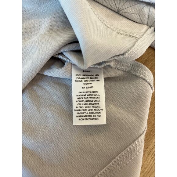 Disney Parks EPCOT Spaceship Earth Collection Long Sleeve Tunic Top Size M Gray - Picture 7 of 9